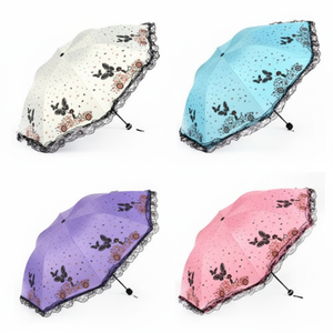 Parasol de mariposa Parasol de encaje con protección UV 99% Producto de accesorios de sombra - Product Image 1