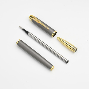 Metal Ballpoint <b>Pens</b> Stainless Steel Tip Creative Design For Office Gift Sets Customizable Logo Advertising Promotional Use - Product Image 2