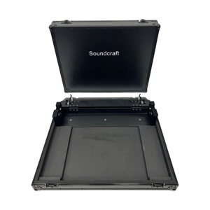 Console de mixage numérique <span class=keywords><strong>DJ</strong></span> de haute qualité, entièrement noire, avec étui de transport pour Soundcraft SI Expression3 32, avec couvercle rabattable - Product Image 1