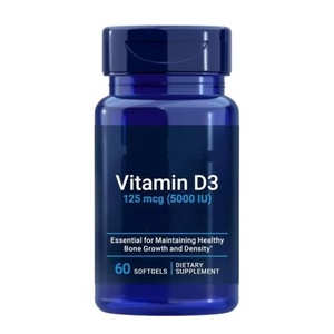 Cápsulas de Gel Suave con Vitamina D3 5000UI, Salud Ósea, Apoyo Inmunológico, Mejora del Estado de Ánimo, Absorción de Calcio, Suplemento para Adultos, OEM - Product Image 3