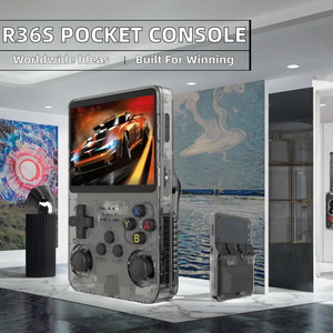 Console de jeux portable Lanxinda R36s, écran 3,5 pouces, résolution 640x480, console de jeux de poche, stockage 64 Go, jeux - Product Image 2