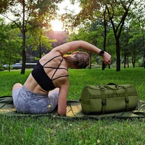 BSCI Factory Custom Large Capacity <b>55L</b> Waterproof Travel Duffel Bag Weekender Bag with Shoes Compartment Overnight <b>Backpack</b> - Product Image 6