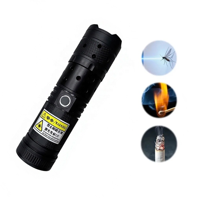 120W Laser Igniter Handheld Portable Rechargeable Laser Module 2~3m for Laser Ignition Rust Removal Cutting Obstacle Clearance