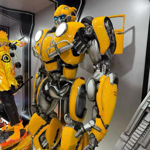 Statua in Resina di Bumble Bee <span class=keywords><strong>Marvel</strong></span> con Luci LED, Scultura Trasformabile per Cinema, Parchi a Tema e Negozi, Vendita all'Ingrosso - Product Image 3