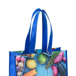 Custom Durable Matte Laminated Gravure Printed logo Non Woven Grocery Shopping <b>Bag</b> - Product Image 2