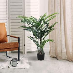 Fabbrica della cina PVC artificiale palma finto Bonsai piante per la decorazione del supermercato e del giardino di casa - Product Image 4