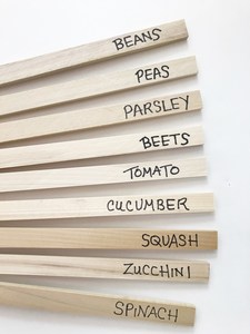 <span class=keywords><strong>Étiquettes</strong></span> de signe de plante en bois pointues personnalisées <span class=keywords><strong>étiquettes</strong></span> de marquage de <span class=keywords><strong>semis</strong></span> en bambou écologique - Product Image 6