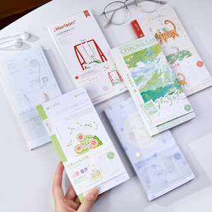 1 cuaderno minimalista con planificador semanal e ilustraciones artísticas, un planificador portátil - Product Image 2