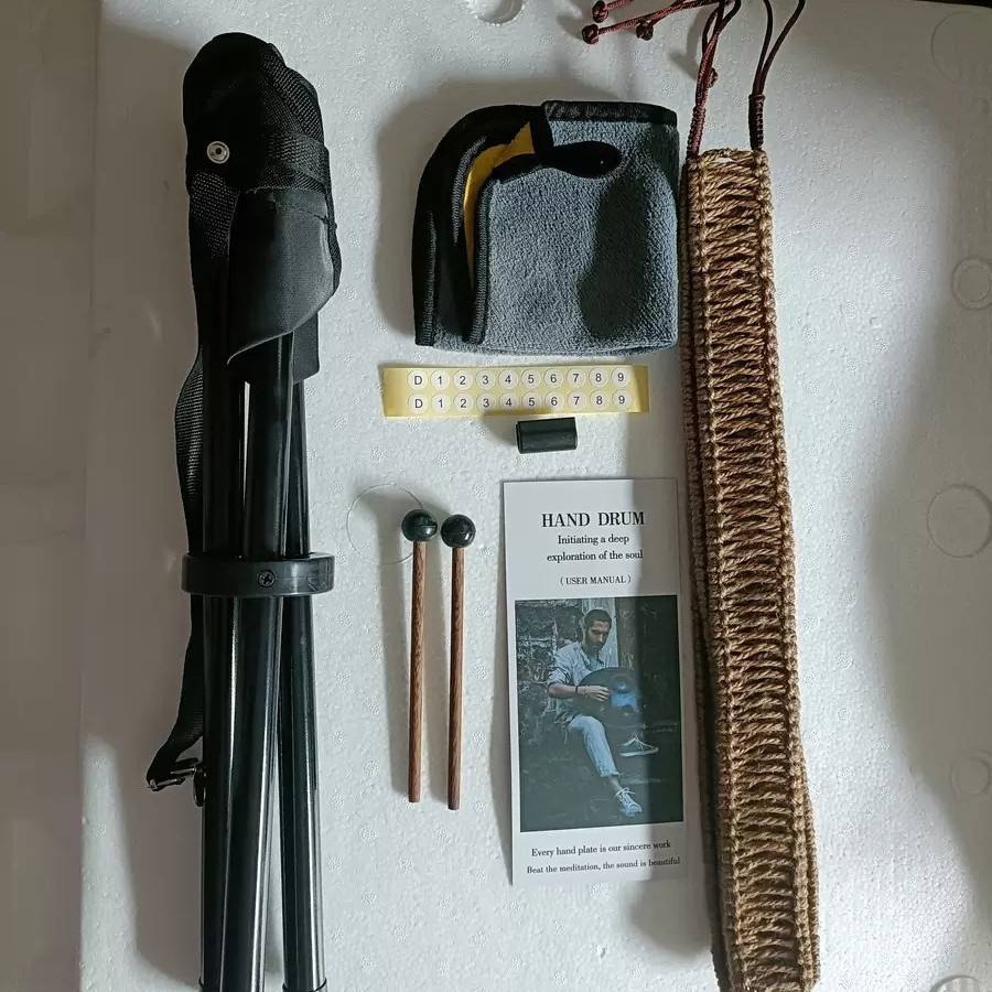 complete set handpan accessories-overseas bag black