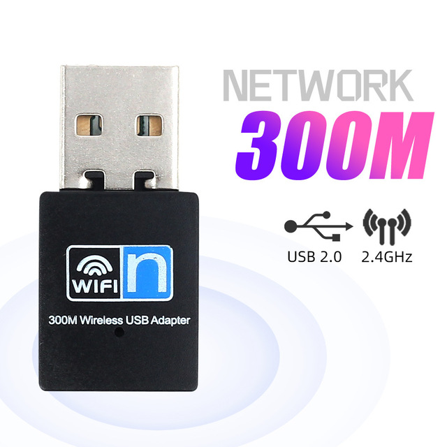 Wifi Usb Adapter Wireless 300mbps  Wifi Dongle Adapter Usb Wireless Network Cards With Mt7601 Rtl8192 Chipset for PC Mac