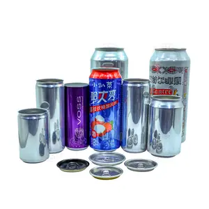 Customization Printed Reusable Graphic Empty Metal Cans In Stock 330ml 355ml Soft Drinking Energy Drinks Blank Aluminum Cans