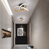 Plafonnier LED Trefoil 22W, style minimaliste moderne, en acrylique, pour la maison ou le bureau, blanc froid 3000K