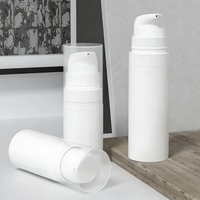 Flacon pulvérisateur sans air en PP personnalisable de 5 ml, 10 ml, 15 ml avec bouchon pour cosmétiques