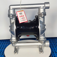 40mm Aluminium Druckluftbetriebene Pumpe für die Förderung Ölhaltiger Flüssigkeiten mit Sedimenten Verschleißfester Pumpenkörper Kugelventile und Sitzungen