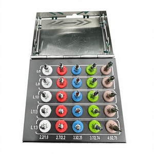 Kit de 30 Piezas de Brocas Cónicas para Implantes Dentales, Brocas Quirúrgicas Manuales de Acero Inoxidable con Caja de Almacenamiento - Product Image 1