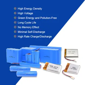 Bateria recarregável de lítio, alta qualidade, 16340 3.7v, 650mah, icr 16340, rcr123a, cr123a, íon de lítio recarregável