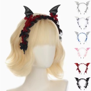 Nouveau Bandeau de Carnaval en Maille Fait Main pour Femme, Thème Halloween, Fête des Morts, Fête des Fantômes, Fête des Araignées et des Fleurs, Style Européen et Américain - Product Image 1