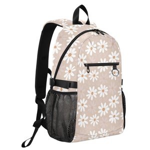 Mochila para Portátil Impermeable de Poliéster Resistente con Bajo MOQ, Personalizable con Logotipo, para Deportes, Viajes, Aire Libre, con Diseño de Flor de Margarita, para Camping - Product Image 2