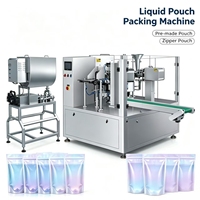 Doypack-Beutel Kleine Verpackung Füll- und Verschließmaschine für Ziplock-Beutel TIJ-Drucker Horizontale Vorgefertigte Doypack-Maschine
