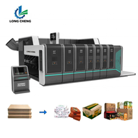 Nouvelle machine d'impression et de découpe automatique pour carton ondulé, machine à fabriquer des boîtes en carton