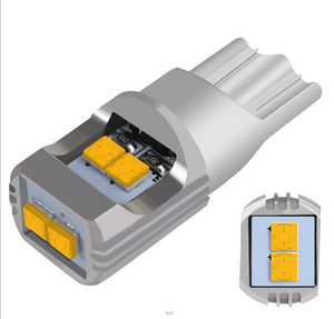 Fsylx 6SMD 2525 Led Chip T10 W5W LED phanh ánh sáng phía sau chỉ số đèn 168 rộng 194 601 T10 LED ánh sáng 12V LED đèn sương mù - Product Image 3