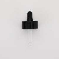 Offres Spéciales brillant or argent lisse verre pipette aluminium compte-gouttes fournisseur pour sérum huile essentielle soins de la peau