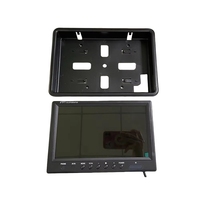 Moniteur de voiture 9 pouces TFT LCD AHD 2 canaux avec entrée HDMI, écran de recul de voiture, téléviseur couleur TFT LCD, aide au stationnement en marche arrière