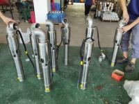 Pompe à eau Ss turbine Sp Sg 5 pouces, trou de forage, pompe électrique à puits profond, pompe Submersible en acier inoxydable