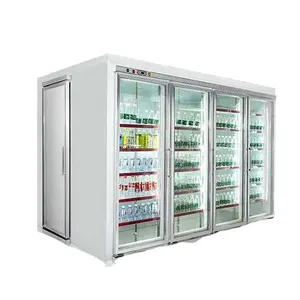 Armario de bebidas verde, refrigerador comercial, pantalla Vertical de cerveza, refrigeración, almacenamiento trasero, equipo frío