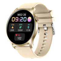 Reloj inteligente para hombre y mujer, pulsera con detección de ritmo cardíaco, prueba de Salud de oxígeno en sangre, con dientes azules, deportivo