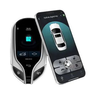 Clé de voiture intelligente avec écran led LCD, repliable, avec application mobile, pour voiture, livraison directe