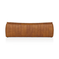 Canapé de luxe rembourré durable pour villa, design moderne et élégant