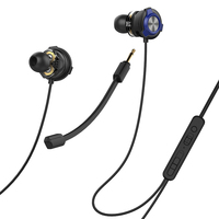 Oreillettes de Sport sans fil, écouteurs filaires, double pilote, oreillettes stéréo, basses, casque d'écoute pour PC, ordinateur portable et téléphone cellulaire