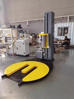 Machine d'emballage de palettes de qualité supérieure Lldpe Stretch Wrap Film Making Machine chariot élévateur entrer plateau tournant