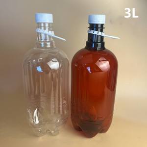 1L,2L,3L,<span class=keywords><strong>4L</strong></span> xách tay nhựa <span class=keywords><strong>PET</strong></span> bia thùng dầu Thùng rõ ràng nước trái cây màu nâu nước rượu vang đóng gói xô Take-out chai - Product Image 5
