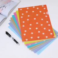 Porte-documents en forme de L personnalisé avec poches, format A4, en PP
