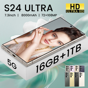 S24 Ultra 8000mAh 65W carga rápida Gen 3 4K pantalla Gaming teléfono Qualcomm procesador inteligente reconocimiento facial francés español LTE - Product Image 2