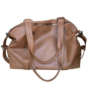 กระเป๋าโท้ทผู้หญิง ความจุขนาดใหญ่ ปิดด้วยซิป ทรงสี่เหลี่ยมแนวนอน สีพื้น สีน้ำตาล สีดำ ใช้ได้ทุกวัน ฤดูใบไม้ร่วง 2024 - Product Image 5