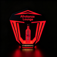 Présentoir LED VIP pour bouteilles avec logo personnalisé, MOQ 1 unité, idéal pour les soirées, les boîtes de nuit, les bars et les salons.