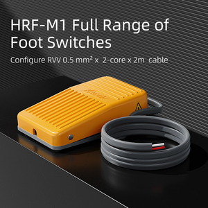 KACON HRF-M1 풋 페달 스위치 발 작동, 방수, USB로 자체 재설정 및 소형 공작 기계 제어를 위한 사용자 정의 가능 - Product Image 4