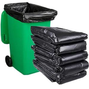 Precio de fábrica, bolsa de plástico biodegradable de PE de alta resistencia, bolsa de basura de sellado de estrella plana Lisa para envío, paquete de basura - Product Image 3