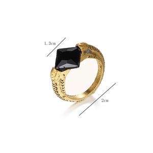 Anel de Artefato da Morte Retrô em Liga com Strass Incrustados, Pedra da Ressurreição, Presente Comemorativo Unissex - Mais Vendido - Product Image 3