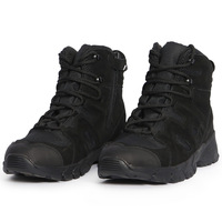 Bottes tactiques d'entraînement en cuir imperméables marron pour hommes Zennison, idéales pour l'escalade en extérieur – Fabricant de bottes