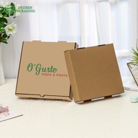 Boîte à pizza biodégradable à découpe unique, design personnalisé, tiroir coulissant, boîtes à sushi rectangulaires, boîtes à pizza à emporter, livraison, jetables