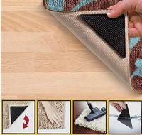 Patins antidérapants réutilisables en PU pour tapis, patins d'angle antidérapants, articles ménagers pour tapis de salon de grande taille