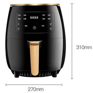 หม้อทอดไร้น้ำมันไฟฟ้า 6 ลิตร ควบคุมแบบดิจิตอล หม้อทอดอัจฉริยะ เครื่องใช้ไฟฟ้าในครัว หม้อทอดไร้น้ำมัน - Product Image 6