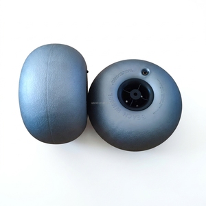 Ruedas de PVC Neumáticas de <span class=keywords><strong>12</strong></span> Pulgadas para Carrito de Playa, Neumáticos de Baja Presión para Playa, Capacidad de Carga de 100 kg para Carritos de Pesca - Product Image 4