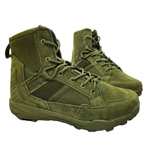 TSB4 Customized breathable Olive Green OD Drab Middle Cut Training Sports Sneakers Men Camping Shoes - Product Image 1