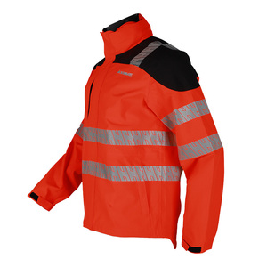 남성 보안 재킷 Hivis 작업복 겨울 높은 가시성 재킷 남성용 반사 테이프 안전 보안 작업 코트 및 재킷 - Product Image 5