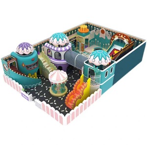 Vente directe d'usine Aire de jeux intérieure pour enfants avec toboggans, tyroliennes et autres installations de divertissement Personnalisable à la vente - Product Image 4